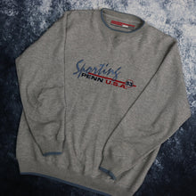 Load image into Gallery viewer, Vintage Grey Penn Sports Sweatshirt
