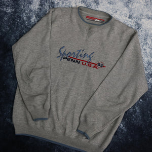 Vintage Grey Penn Sports Sweatshirt