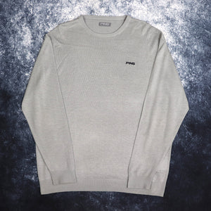 Vintage Grey Ping Jumper | XXL