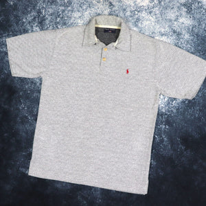 Vintage Grey Ralph Lauren Polo Sport Polo Shirt | Medium