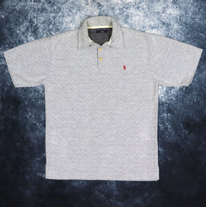 Vintage Grey Ralph Lauren Polo Sport Polo Shirt | Medium