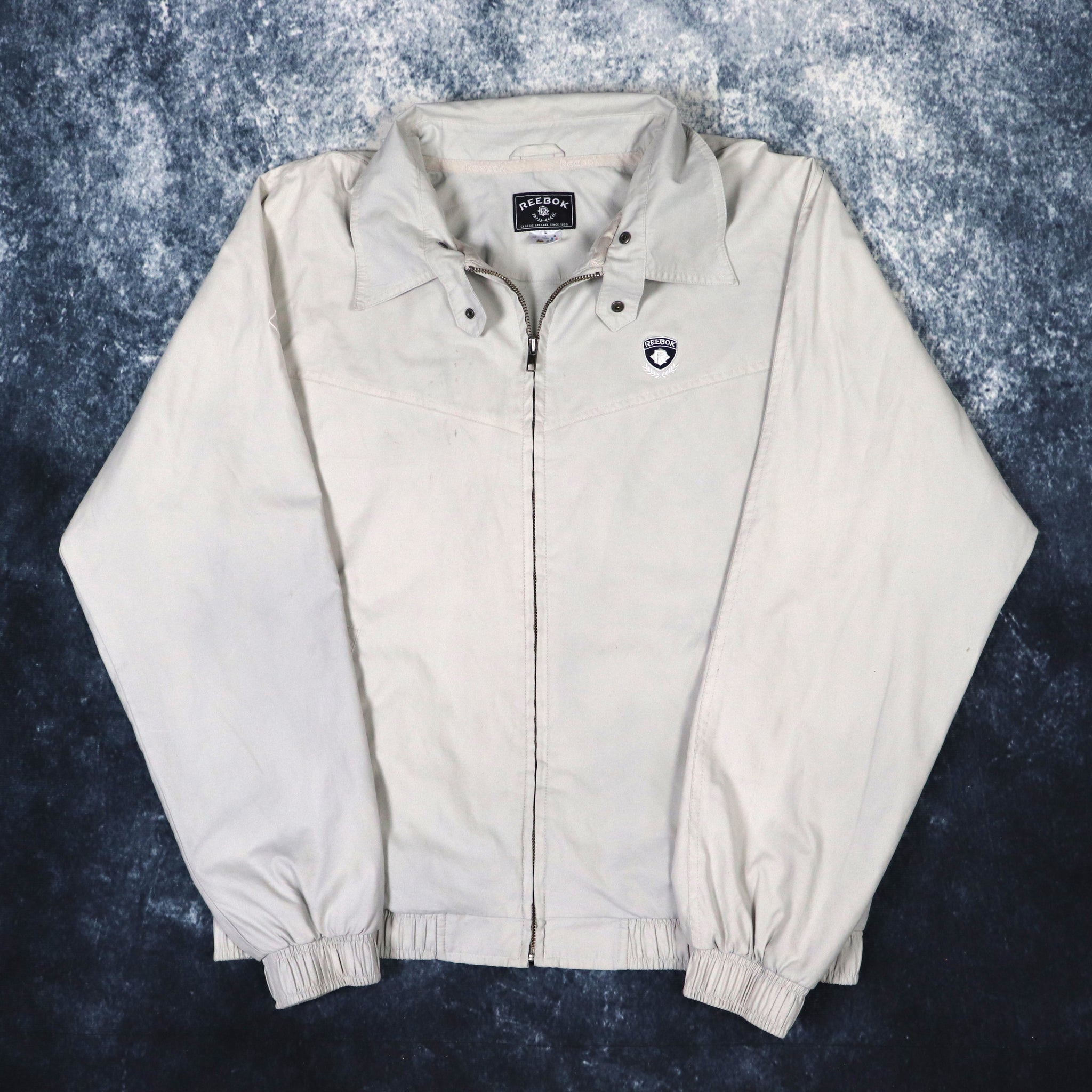 Reebok jacket hotsell vintage grey