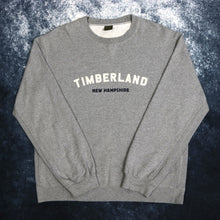 Load image into Gallery viewer, Vintage Grey Timberland Spell Out Sweatshirt | XL
