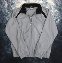 Load image into Gallery viewer, Vintage Grey, Black &amp; White Nike Windbreaker Jacket | Small
