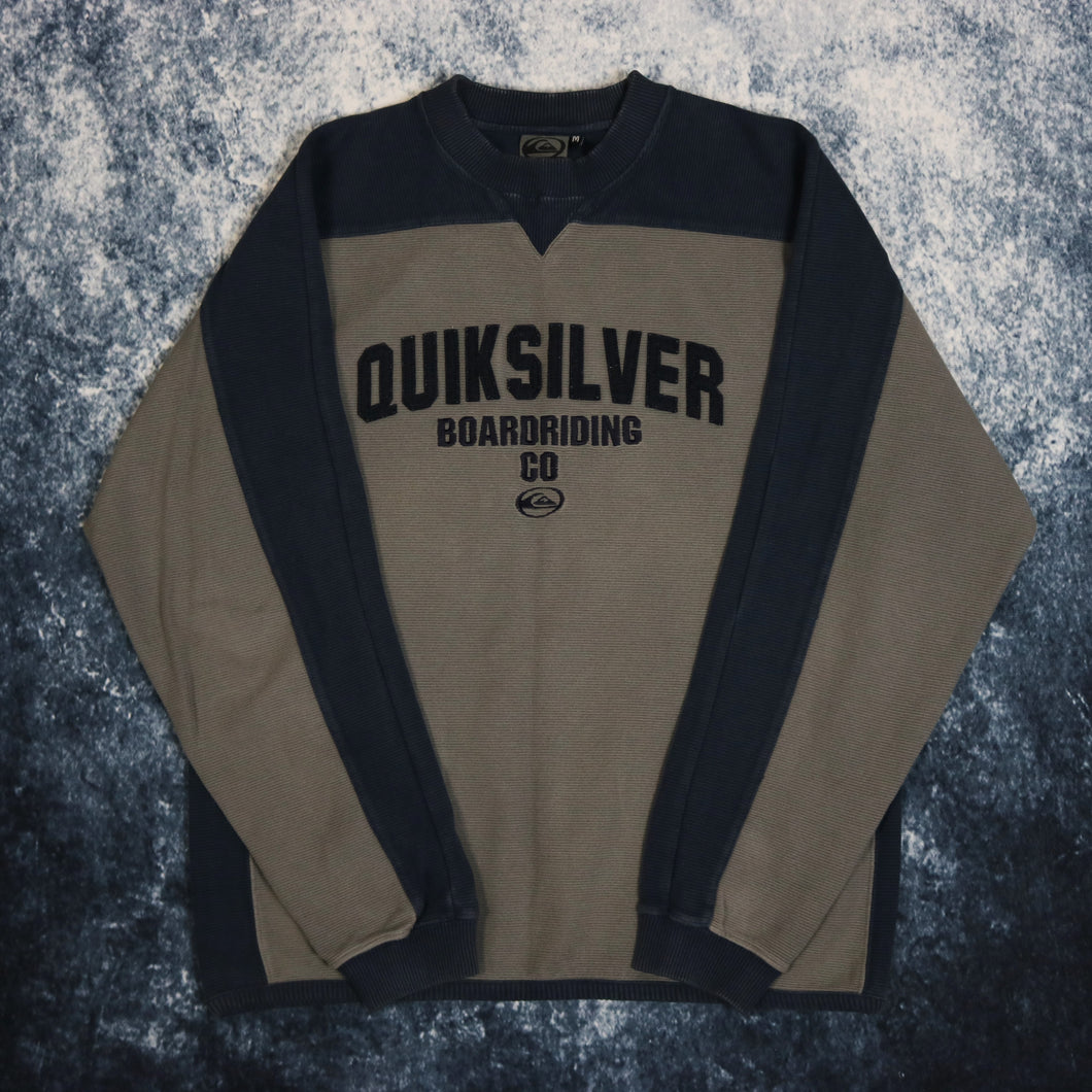 Vintage Grey & Navy Quiksilver Sweatshirt