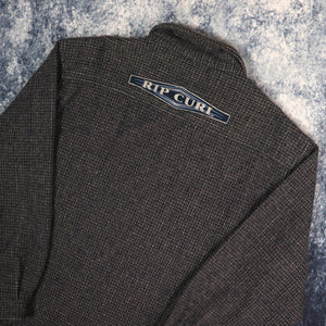 Vintage Grey & Navy Rip Curl Wool Chore Jacket | XL