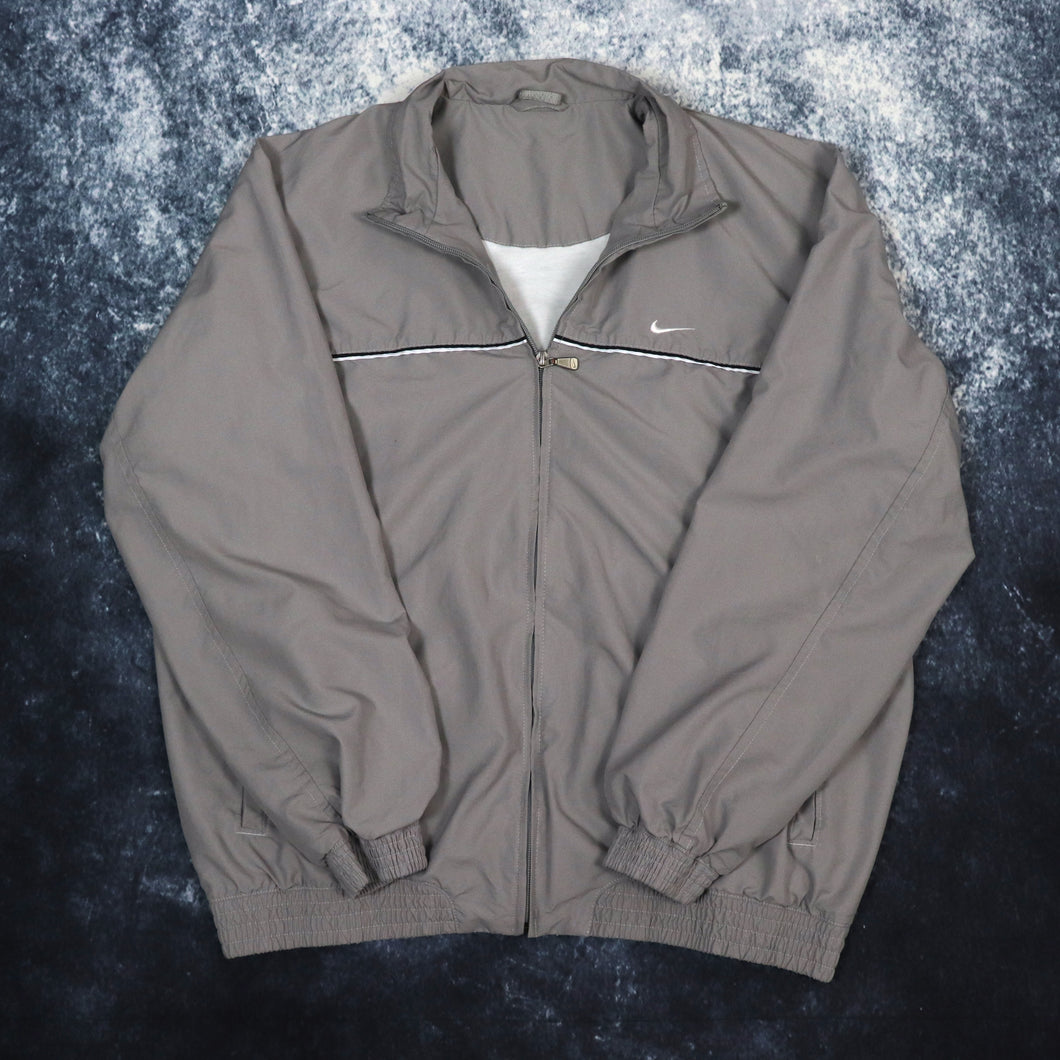 Vintage Grey Nike Windbreaker Jacket | XL