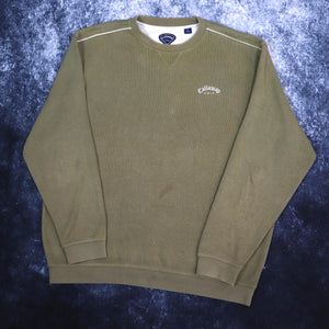 Vintage Khaki Callaway Golf Sweatshirt | XXL