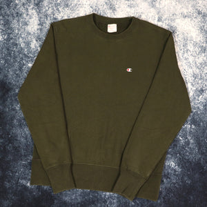 Vintage Khaki Champion Reverse Weave Sweatshirt | Medium