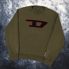 Load image into Gallery viewer, Vintage Khaki Diesel Big Logo Sweatshirt | XS
