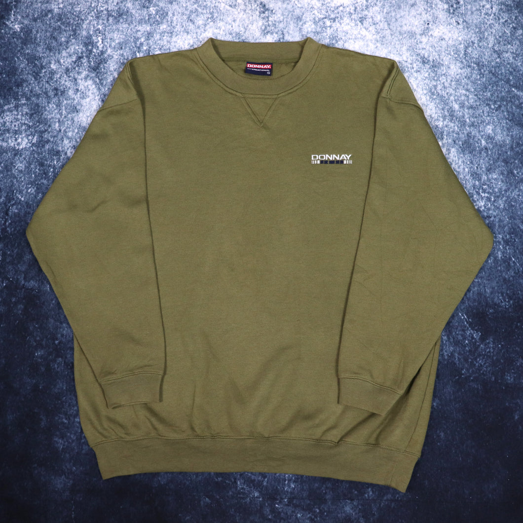 Vintage Khaki Donnay Sweatshirt | 4XL