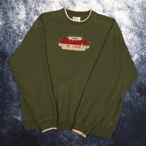 Vintage Khaki Grandpa Sweatshirt | XL