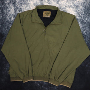 Vintage Khaki Hawkshead Half Zip Windbreaker Jacket | 3XL