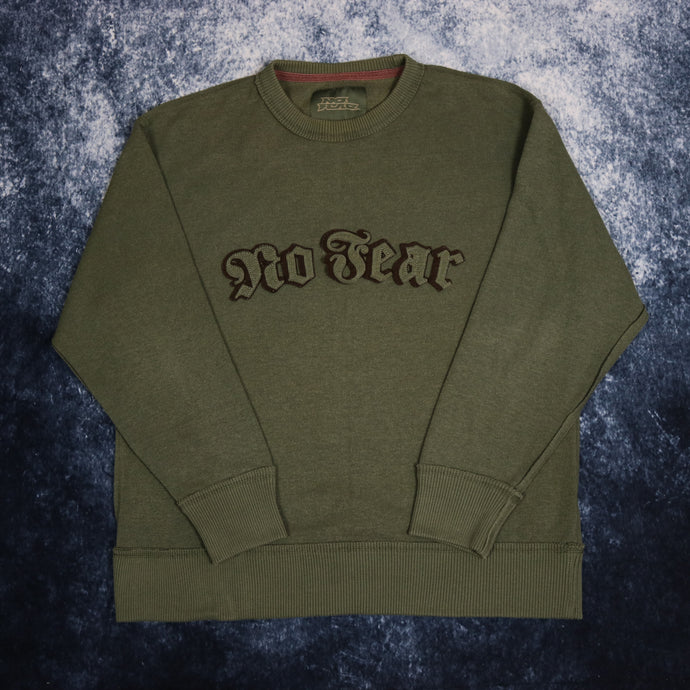 Vintage Khaki No Fear Jumper