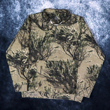 Load image into Gallery viewer, Vintage Khaki Wilderness Camo 1/4 Zip Hunting Sweatshirt | Small
