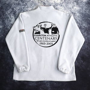 Vintage Light Baby Blue Charlton FC Fleece Jacket | Large