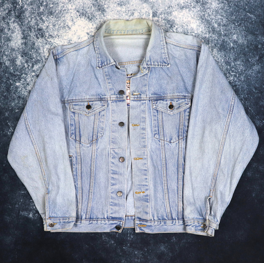 Vintage Light Wash The Flintstones Denim Jacket | Large
