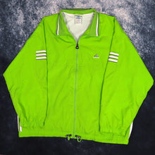 Load image into Gallery viewer, Vintage Lime Green Adidas Windbreaker Jacket | XL
