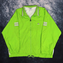 Load image into Gallery viewer, Vintage Lime Green Adidas Windbreaker Jacket | XL

