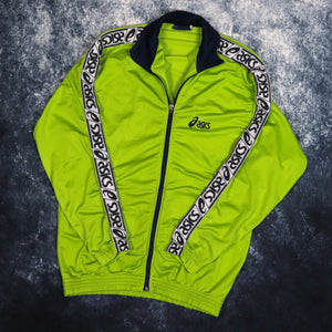 Vintage Lime Green Asics Track Jacket | Small