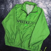 Load image into Gallery viewer, Vintage Lime Green Speedo 1/4 Zip Windbreaker Jacket | 4XL
