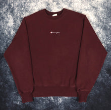 Load image into Gallery viewer, Vintage Maroon Champion Reverse Weave Sweatshirt | Small
