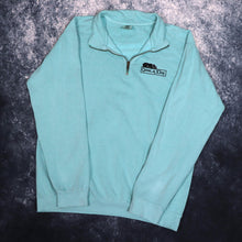 Load image into Gallery viewer, Vintage Mint Green Save A Dog 1/4 Zip Sweatshirt | Large
