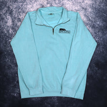 Load image into Gallery viewer, Vintage Mint Green Save A Dog 1/4 Zip Sweatshirt | Large

