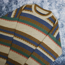 Load image into Gallery viewer, Vintage Multicoloured Striped Jumper
