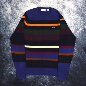 Vintage Multicoloured Stripy Lacoste Jumper | XS