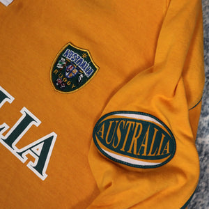 Vintage Mustard Yellow Australia Rugby Sweatshirt | XXL