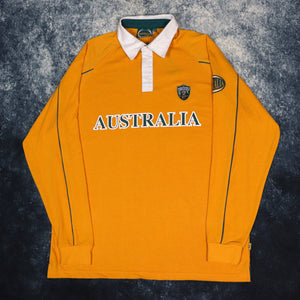 Vintage Mustard Yellow Australia Rugby Sweatshirt | XXL
