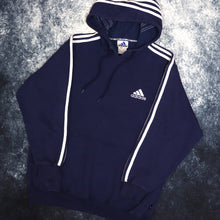 Load image into Gallery viewer, Vintage Navy Adidas Hoodie | Medium
