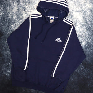 Vintage Navy Adidas Hoodie | Medium