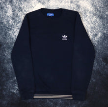 Load image into Gallery viewer, Vintage Navy Adidas Trefoil Sweatshirt | Small

