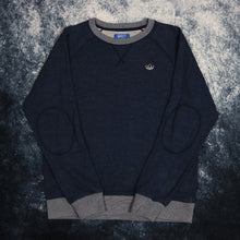Load image into Gallery viewer, Vintage Navy Adidas Trefoil Sweatshirt
