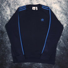 Load image into Gallery viewer, Vintage Navy Adidas Trefoil Sweatshirt | Medium
