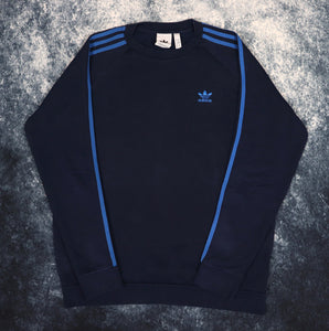 Vintage Navy Adidas Trefoil Sweatshirt | Medium