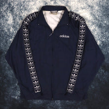 Load image into Gallery viewer, Vintage Navy Adidas Trefoil Windbreaker Jacket | Medium
