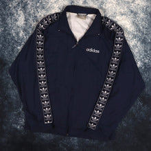 Load image into Gallery viewer, Vintage Navy Adidas Trefoil Windbreaker Jacket | Medium
