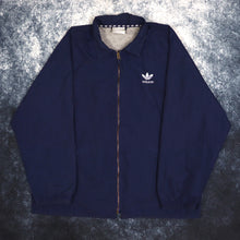 Load image into Gallery viewer, Vintage Navy Adidas Trefoil Windbreaker Jacket | XXL
