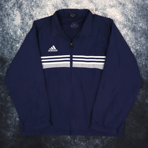 Vintage Navy Adidas Windbreaker Jacket | XL