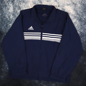 Vintage Navy Adidas Windbreaker Jacket | XL