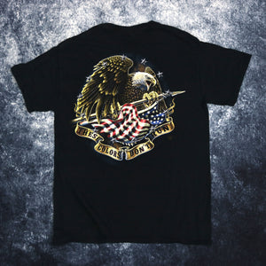 Vintage Navy American Eagle USA T Shirt | Small