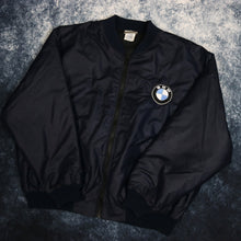 Load image into Gallery viewer, Vintage Navy BMW Bomber Jacket
