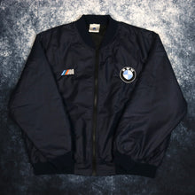 Load image into Gallery viewer, Vintage Navy BMW Bomber Jacket 

