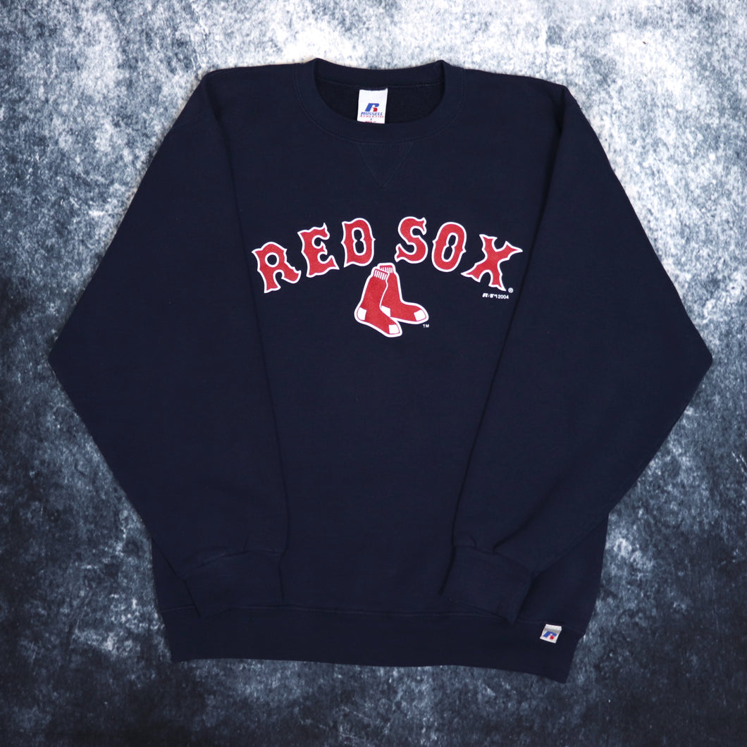 Vintage Navy Boston Red Sox Sweatshirt | XS