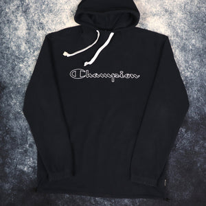 Vintage Navy Champion Fleece Hoodie | Large