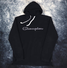 Load image into Gallery viewer, Vintage Navy Champion Fleece Hoodie | Large
