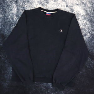 Vintage Navy Champion Sweatshirt | Large